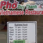 Business Hours at Pho Duy Thanh