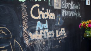 Chalkboard at The Bro'kin Yolk